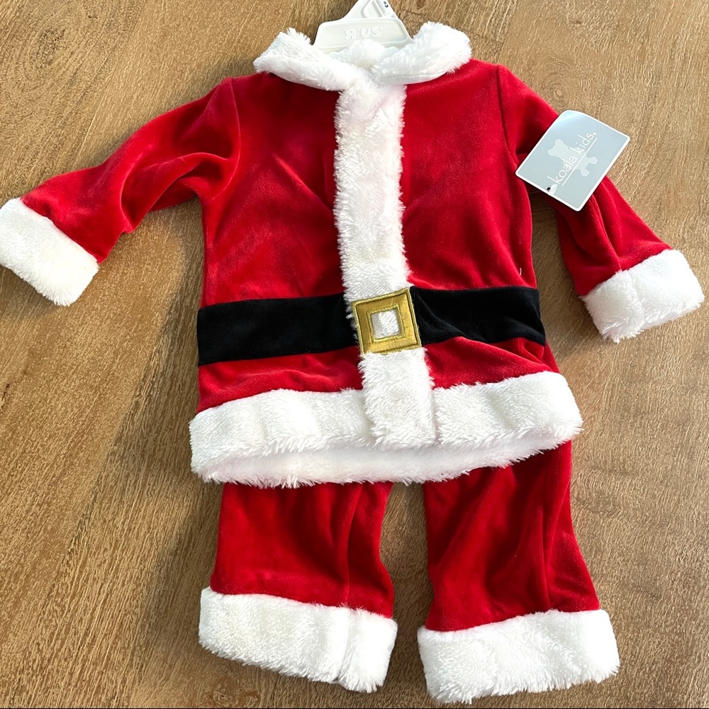 Christmas Baby Santa Claus Outfit Size 9 Months